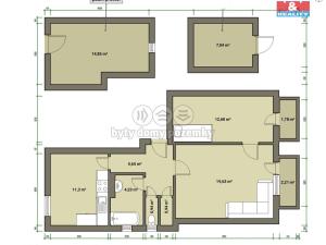 Prodej bytu 2+1, Mariánské Lázně, Třebízského, 82 m2