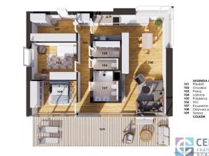 Prodej bytu 3+kk, Vrkoslavice, 98 m2