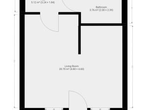Pronájem bytu 1+kk, Praha - Letňany, Chlebovická, 33 m2