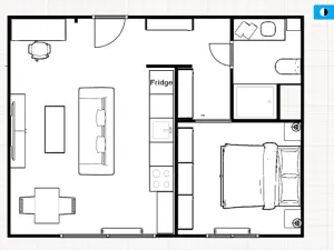 Pronájem bytu 2+kk, Praha - Čimice, Chvatěrubská, 38 m2