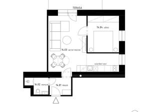 Prodej bytu 2+kk, Špindlerův Mlýn, 43 m2