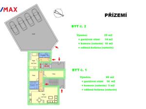 Pronájem bytu 3+kk, Lanškroun - Žichlínské Předměstí, Lidická, 80 m2