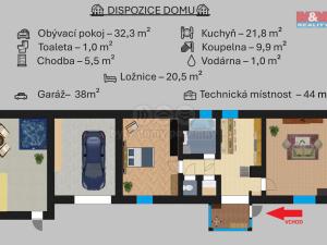 Prodej rodinného domu, Rašovice - Jindice, 92 m2