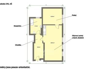 Pronájem bytu 2+kk, Aš, Chebská, 53 m2