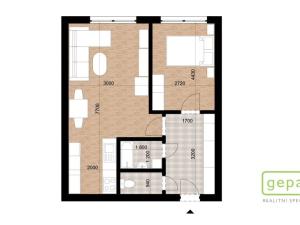 Prodej bytu 2+kk, Praha, Pavrovského, 43 m2