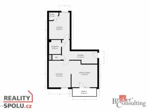 Prodej bytu 2+kk, Zbůch, Náměstí, 60 m2