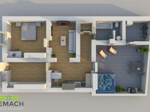 Pronájem rodinného domu, Uherské Hradiště - Rybárny, 85 m2
