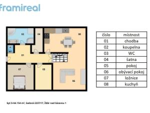 Prodej bytu 5+kk, Žďár nad Sázavou, Sadová, 154 m2