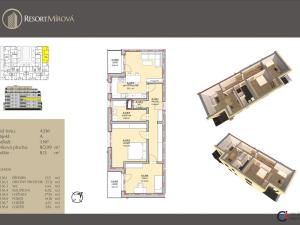 Prodej bytu 3+kk, Rychnov nad Kněžnou, Mírová, 81 m2