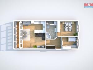 Prodej bytu 3+kk, Teplice - Trnovany, Trnovanská, 68 m2