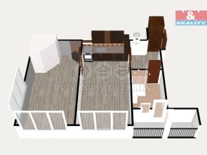 Prodej bytu 2+kk, Karlovy Vary - Bohatice, Jáchymovská, 52 m2
