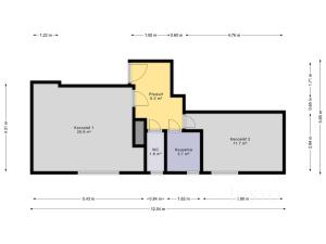 Pronájem kanceláře, Praha - Dejvice, České družiny, 43 m2