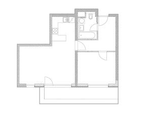Pronájem bytu 2+kk, Praha - Žižkov, V zahrádkách, 56 m2