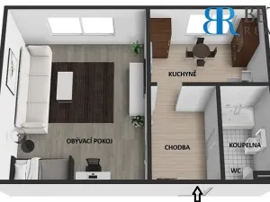 Prodej bytu 1+1, Přerov, Bayerova, 33 m2