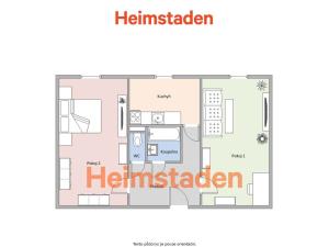 Pronájem bytu 2+1, Karviná - Nové Město, Ruská, 52 m2