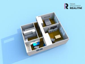 Pronájem bytu 3+1, Podbořany, Příčná, 58 m2