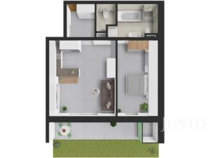 Prodej bytu 2+kk, Písek - Hradiště, Cihlářská, 66 m2