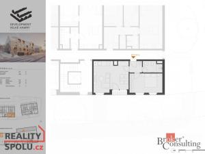 Pronájem bytu 2+kk, Velké Hamry, 44 m2