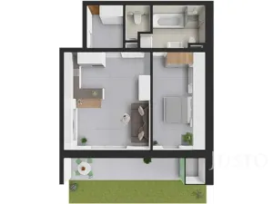 Prodej bytu 2+kk, Písek, Cihlářská, 66 m2