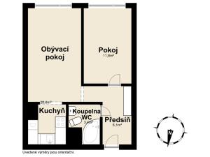 Prodej bytu 2+kk, Praha - Chodov, Brandlova, 42 m2