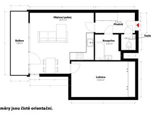 Pronájem bytu 2+kk, Praha - Hostivař, Horolezecká, 63 m2