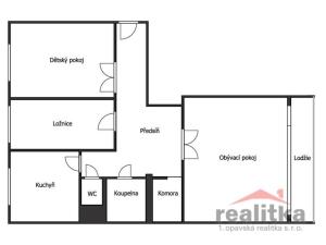 Prodej bytu 3+1, Krnov - Pod Bezručovým vrchem, Jesenická, 69 m2