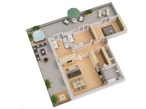 Prodej bytu 4+kk, Praha - Hostavice, Českobrodská, 115 m2