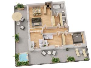 Prodej bytu 4+kk, Praha - Hostavice, Českobrodská, 115 m2