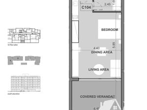 Prodej bytu 1+kk, Lemesos, Kypr, 38 m2