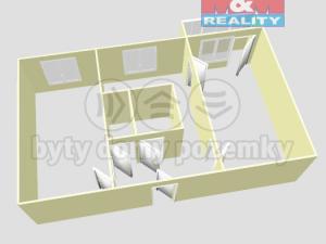 Prodej bytu 2+1, Hlučín, Komenského, 45 m2