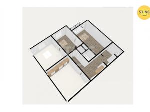 Pronájem bytu 3+1, Zlín, Na Honech III, 69 m2