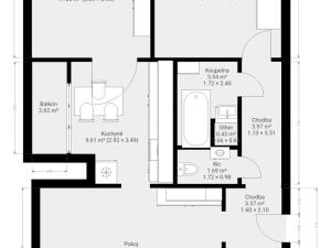 Pronájem bytu 3+1, Brno, Kuršova, 70 m2