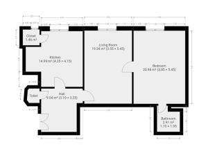 Pronájem bytu 2+1, Praha - Karlín, Sokolovská, 71 m2