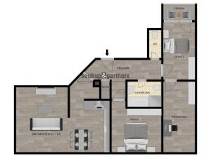 Prodej bytu 4+1, Praha - Smíchov, Lidická, 118 m2