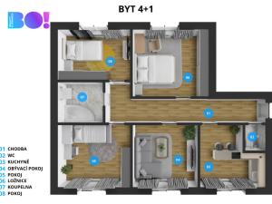 Prodej bytu 4+1, Paskov, Papírenská, 97 m2