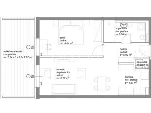 Prodej bytu 1+kk, Zadar, Chorvatsko, 66 m2