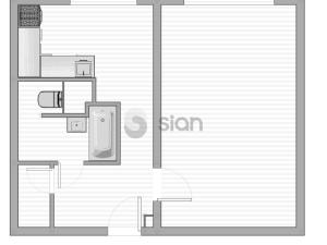 Pronájem bytu 1+1, Ostrava - Výškovice, Lumírova, 39 m2