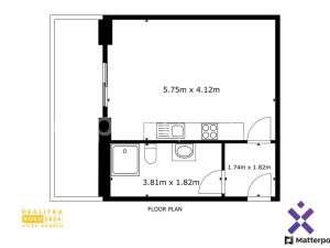 Pronájem bytu 1+kk, Zlín, Elektrická, 33 m2