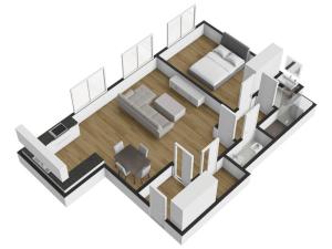 Pronájem bytu 2+kk, Praha - Žižkov, Krásova, 63 m2