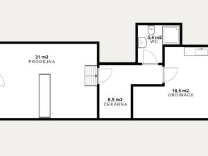Pronájem obchodního prostoru, Česká Lípa, Moskevská, 59 m2
