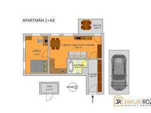Prodej bytu 2+kk, Harrachov, 48 m2