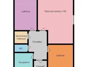 Pronájem rodinného domu, Postřižín, Na Stráni, 80 m2