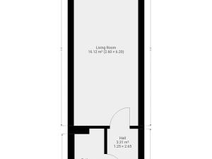 Pronájem bytu 1+kk, Praha - Kyje, Za černým mostem, 24 m2