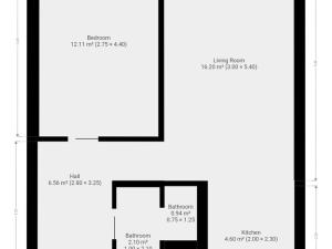 Pronájem bytu 2+kk, Praha - Stodůlky, Borovanského, 42 m2