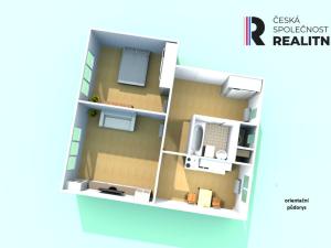 Pronájem bytu 2+1, Lubenec, Karlovarská, 58 m2