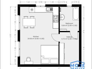 Pronájem bytu 1+kk, Plzeň - Severní Předměstí, Kotíkovská, 37 m2