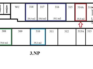 Pronájem kanceláře, Brno, Kroftova, 19 m2