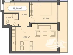Prodej bytu 2+kk, Bjala, Bulharsko, 75 m2