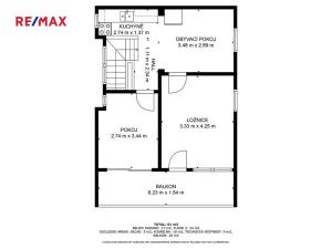 Pronájem rodinného domu, Jílové u Prahy, 61 m2