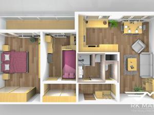 Pronájem bytu 3+kk, Praha - Prosek, Jablonecká, 60 m2